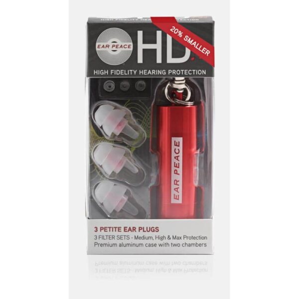 EarPeace HDPT Gehörschutz klein rot  (Case mit 3 Stk)-1