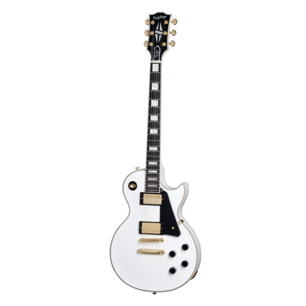 EPIPHONE inspired by Gibson Custom Les Paul Custom Alpine White-1