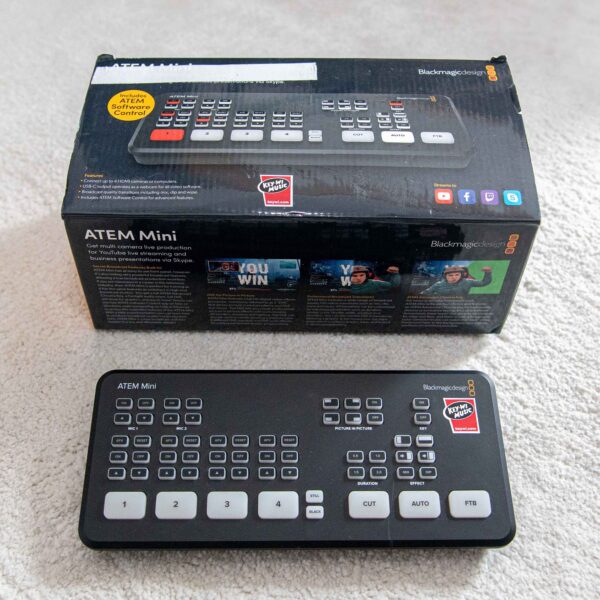 BLACKMAGIC ATEM Mini Videomixer gebraucht-3
