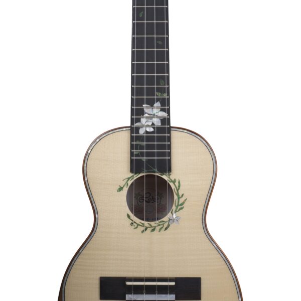 LEHO Speciality Konzert Ukulele Flamed Maple massiv-2