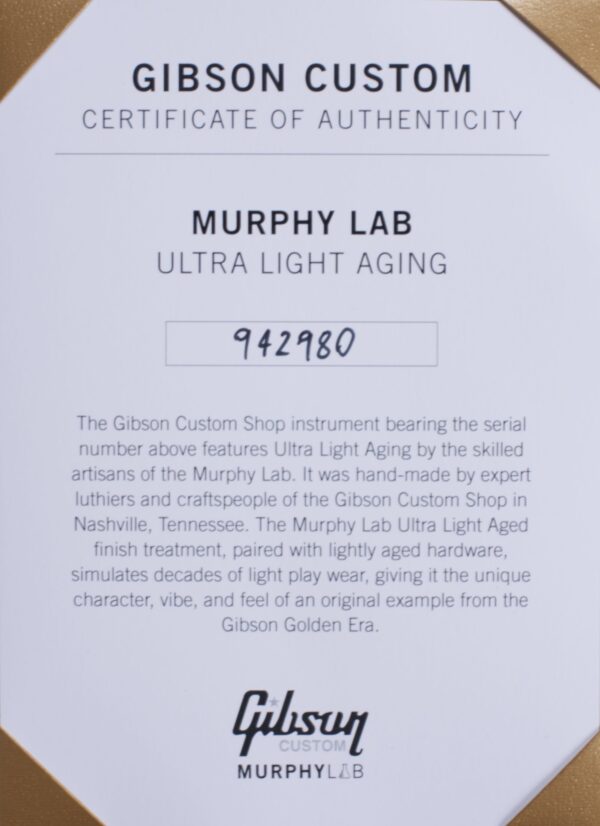 GIBSON 1959 Les Paul Standard Reissue Ultra Light Aged Southern Fade Burst Murphy Lab-13