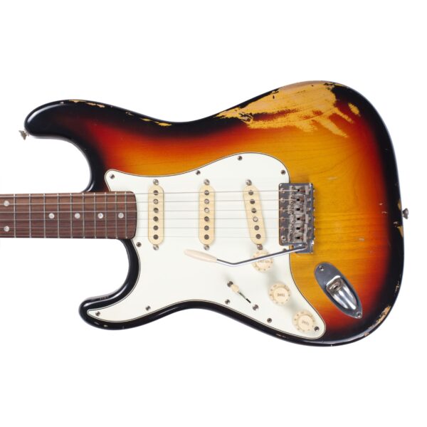UBERMEISTER Lefty 3 Tone Sunburst aged Custom Shop-3