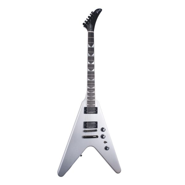 GIBSON Dave Mustaine Flying V EXP Silver Metallic -2