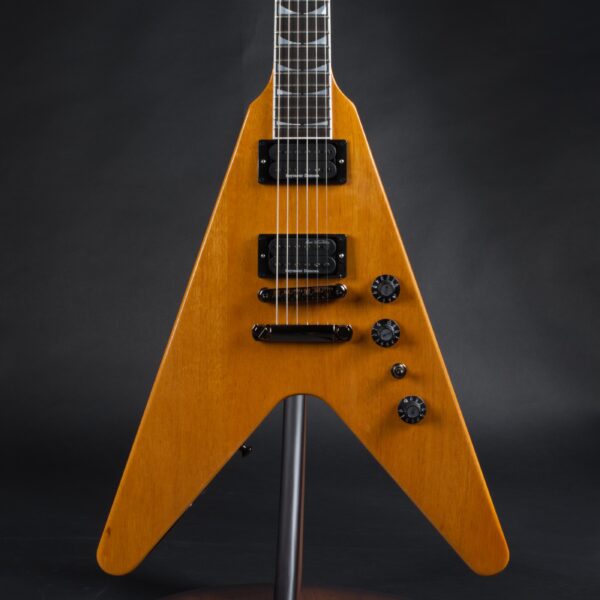 GIBSON Dave Mustaine Flying V EXP Antique Natural-6