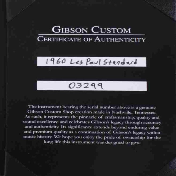 GIBSON 1960 Les Paul Standard Reissue Iced Tea VOS-11