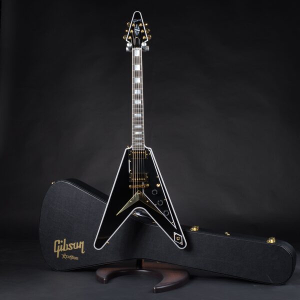 GIBSON Flying V Custom Shop Ebony-1