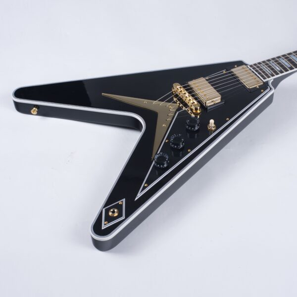 GIBSON Flying V Custom Shop Ebony-3