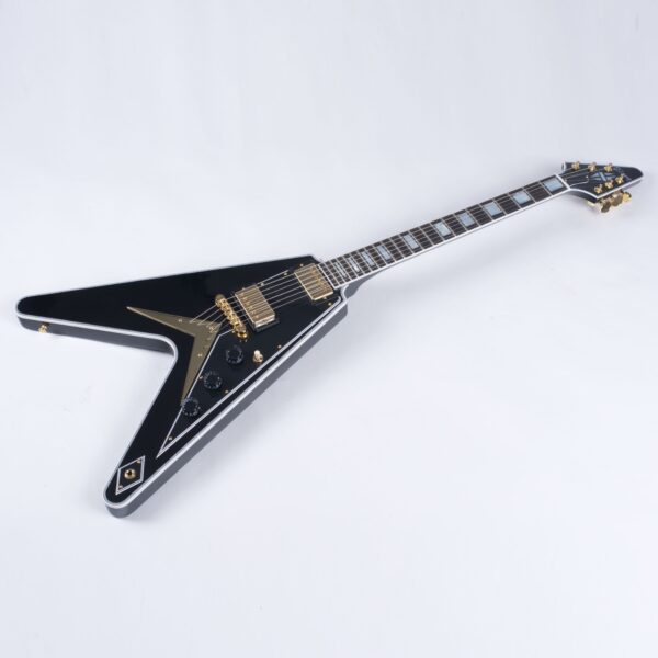 GIBSON Flying V Custom Shop Ebony-5