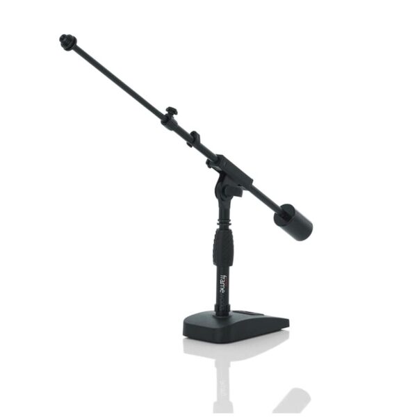 GATOR FRAMEWORKS MIC-0822 Telescoping Boom Mic Stand Desktop & Bass Drum-1