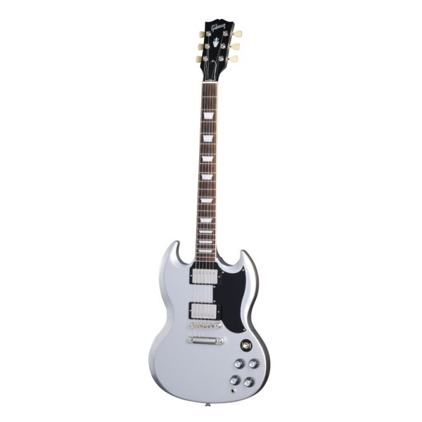 GIBSON SG Standard '61 Stop Bar Silver Mist-1