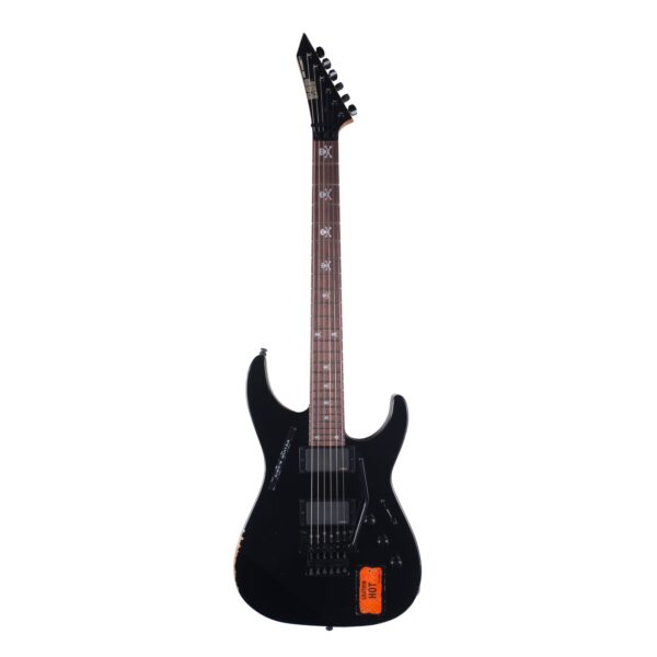 ESP KH-2 VINTAGE DISTRESSED BLACK KIRK HAMMETT-1