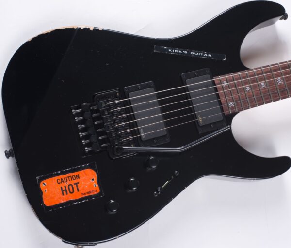 ESP KH-2 VINTAGE DISTRESSED BLACK KIRK HAMMETT-2