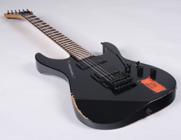 ESP KH-2 VINTAGE DISTRESSED BLACK KIRK HAMMETT-4