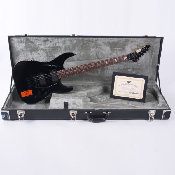 ESP KH-2 VINTAGE DISTRESSED BLACK KIRK HAMMETT-9