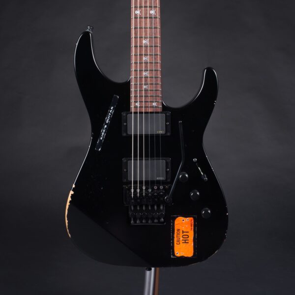 ESP KH-2 VINTAGE DISTRESSED BLACK KIRK HAMMETT-11