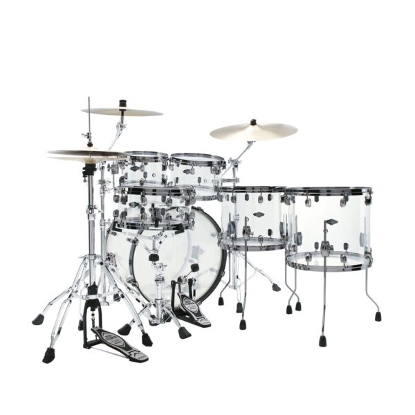 TAMA 50th Limited Starclassic Mirage Shell Kit 5 teilig - Crystal Ice/Black Nickel HW-2