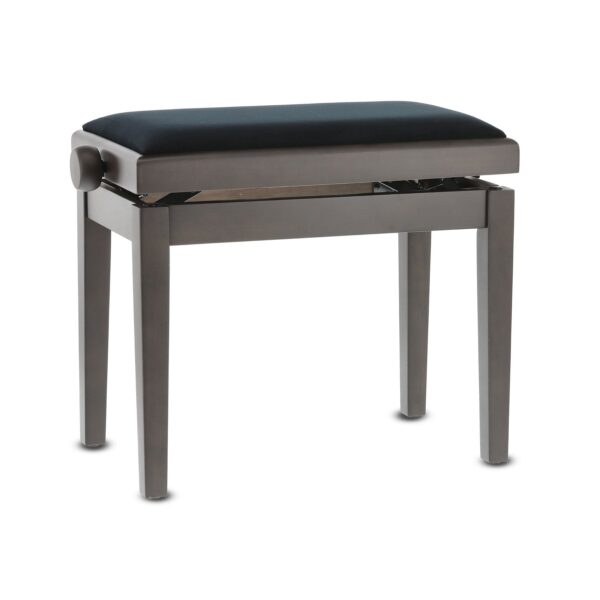KLAVIERBANK GEWA Nussbaum Dunkel matt 2 Sitz schwarz-1