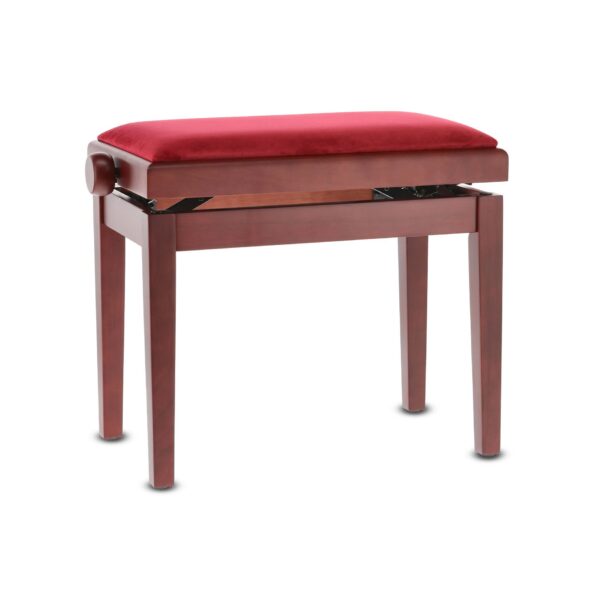 KLAVIERBANK GEWA Mahagoni matt Sitz bordeaux-1