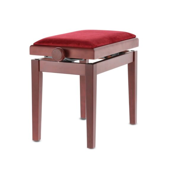 KLAVIERBANK GEWA Mahagoni matt Sitz bordeaux-3