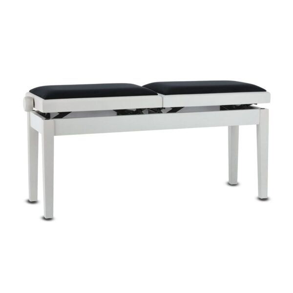 KLAVIERBANK GEWA Deluxe Doppelt Weiss matt-1