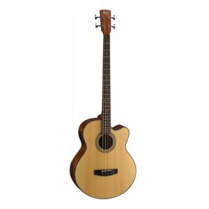 CORT SJB5F Akustikbass Natur Satin