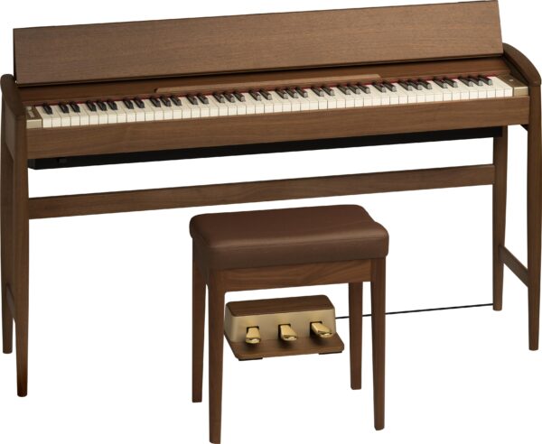 ROLAND KIYOLA KF-10 KWX Walnuss dunkel Digitalpiano-1