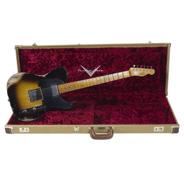 FENDER Custom Shop 1951 Telecaster Heavy Relic Wide Fade 2 Color Sunburst-1
