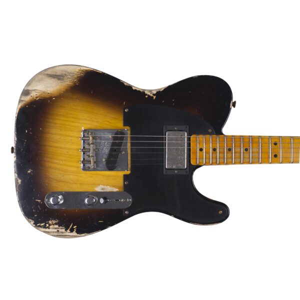 FENDER Custom Shop 1951 Telecaster Heavy Relic Wide Fade 2 Color Sunburst-3