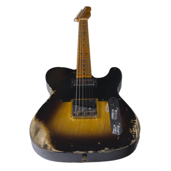 FENDER Custom Shop 1951 Telecaster Heavy Relic Wide Fade 2 Color Sunburst-6