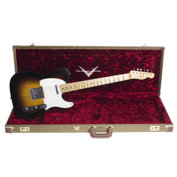 FENDER Custom Shop 1955 Telecaster Journeyman Relic Wide Fade 2 Color Sunburst-1