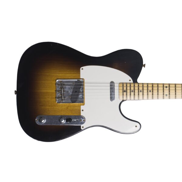 FENDER Custom Shop 1955 Telecaster Journeyman Relic Wide Fade 2 Color Sunburst-3