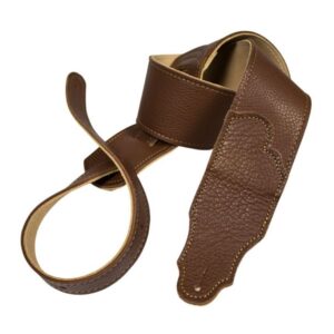 FRANKLIN 2.5" Caramel Glove Leather/Gold Stitching <BR>
