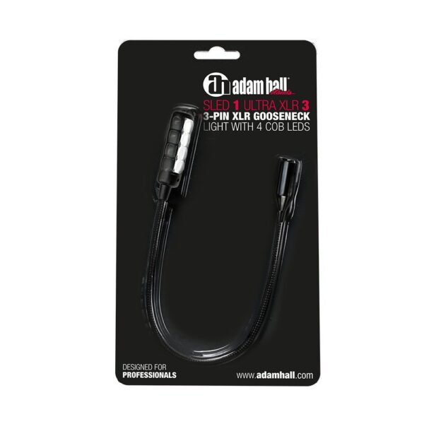 Adam Hall SLED1-XLR Schwanenhalsleuchte 4LEDs-1