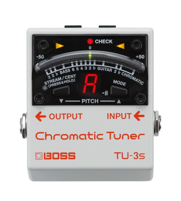 BOSS TU-3S Chromatic Tuner mit Stromverteiler für 7 Pedale-1