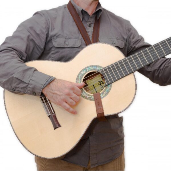 GITARRENGURT RightOn! Nylon Hook Brown-2