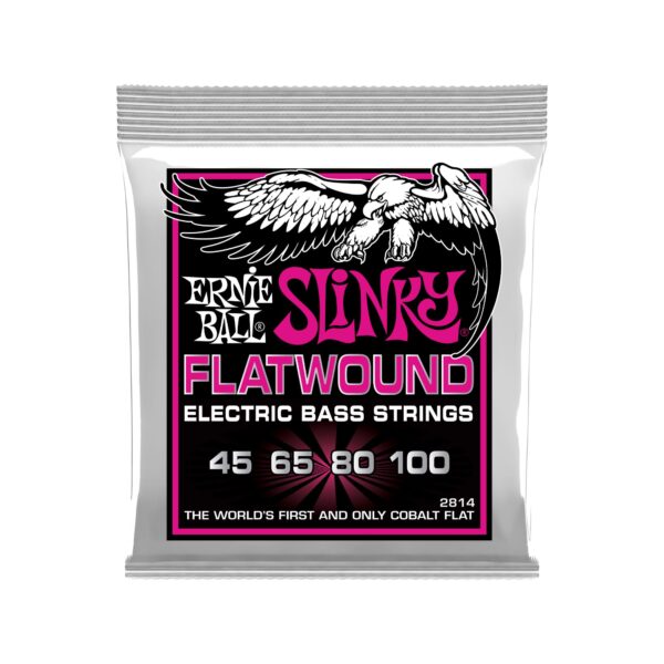 ERNIE BALL BASS 2814 Super Slinky Flatwound 45-100-1