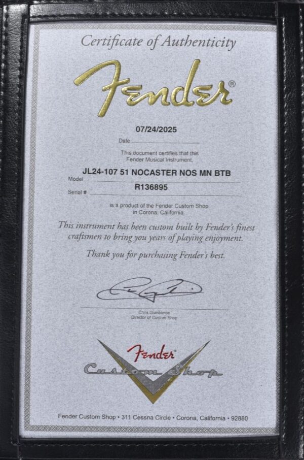 FENDER Custom Shop 51 Nocaster-16