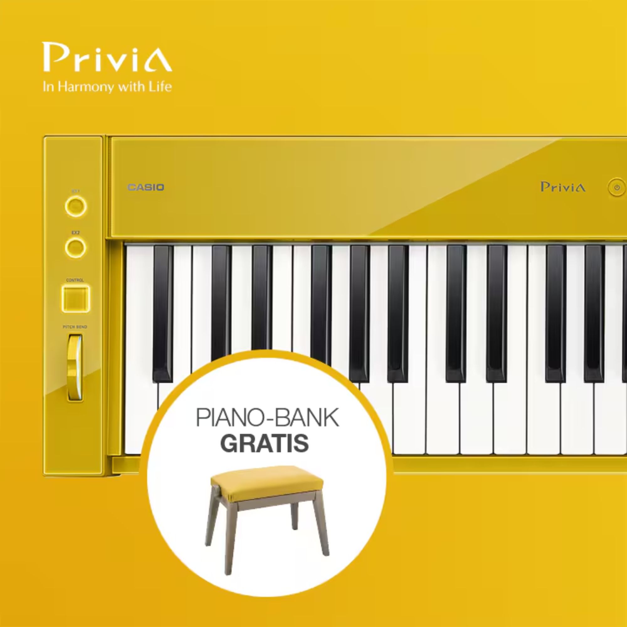 CASIO Privia PX-S7000 WE Design-Digitalpiano + Pianobank GRATIS-6