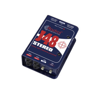 RADIAL J48 STEREO aktive 2-Kanal DI-Box