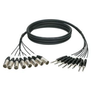 KLOTZ MULTICORE 8 XLRm>sym Klinke 3m SC08-XMPK-003