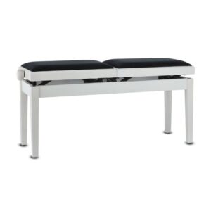 KLAVIERBANK GEWA Deluxe Doppelt Weiss matt