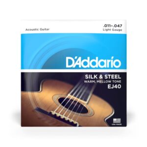 D ADDARIO EJ40 Silk&Steel 011-047 Folk Guitar