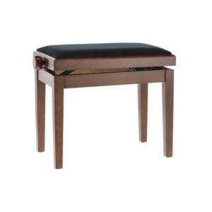 KLAVIERBANK GEWA Nußbaum matt Sitzbezug schwarz