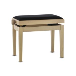 KLAVIERBANK GEWA White Ash Sitzbezug Schwarz