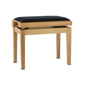 KLAVIERBANK GEWA Natur matt Sitzbezug schwarz
