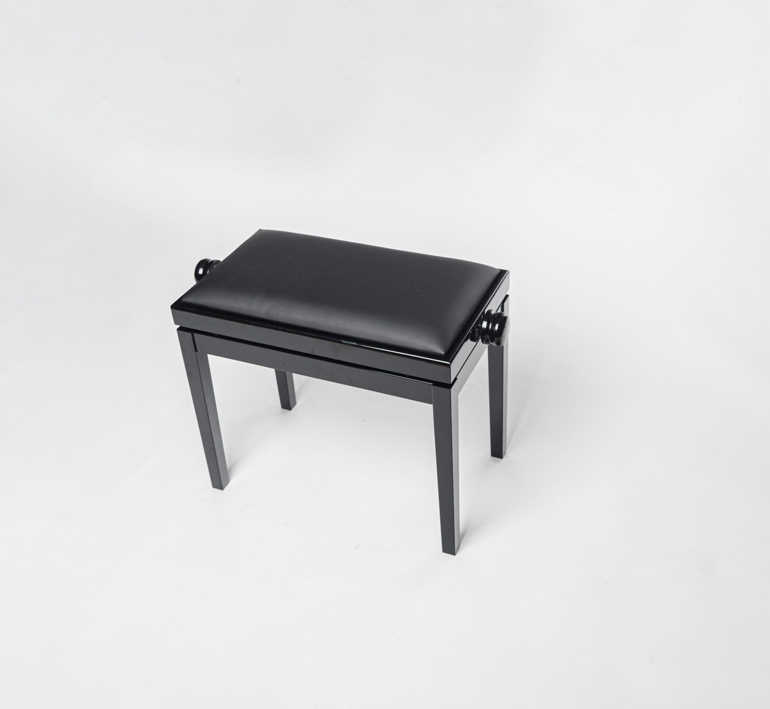 KLAVIERBANK DISCACCIATI Schwarz Hochglanz/Vinyl Schwarz-4