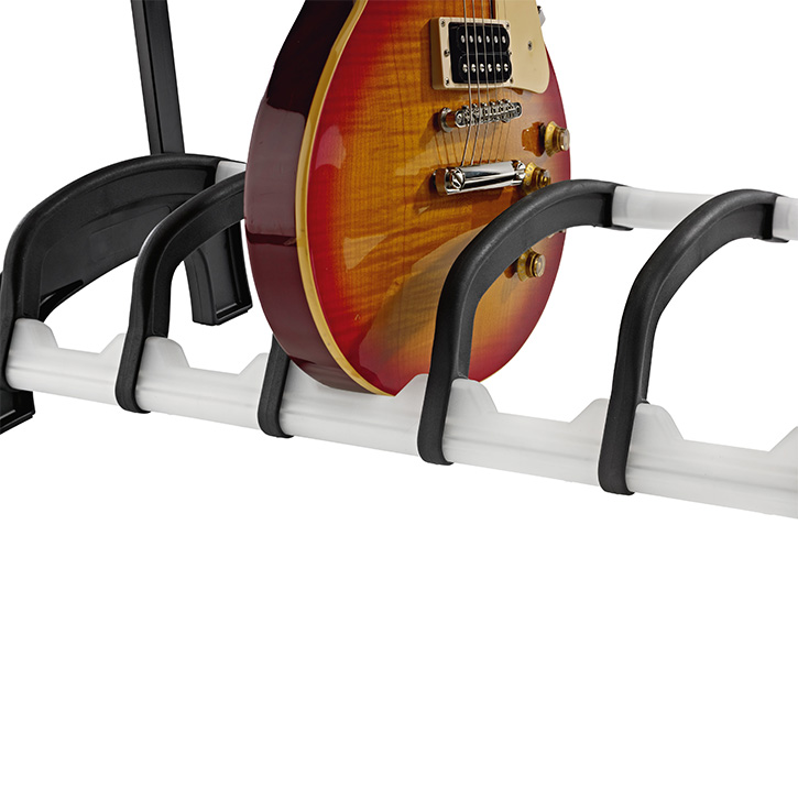 K&M 17525 GUARDIAN 5 Gitarrenstativ translucent-4