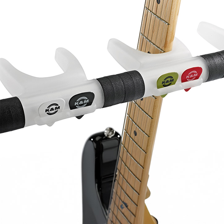 K&M 17525 GUARDIAN 5 Gitarrenstativ translucent-5