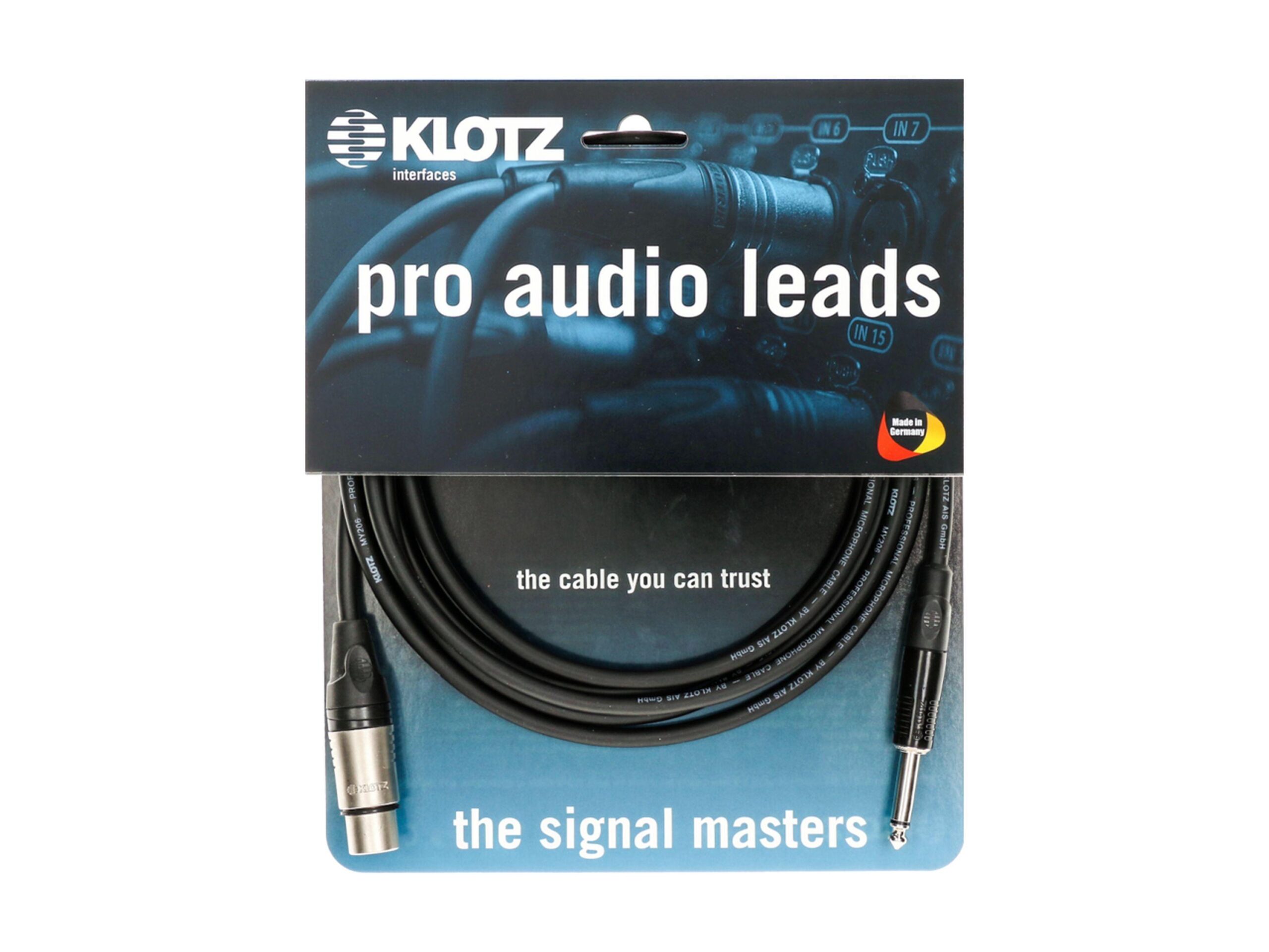 KLOTZ M1FP1K0200 XLRf>Mo.Kli Mikrokabel 2.0m-1
