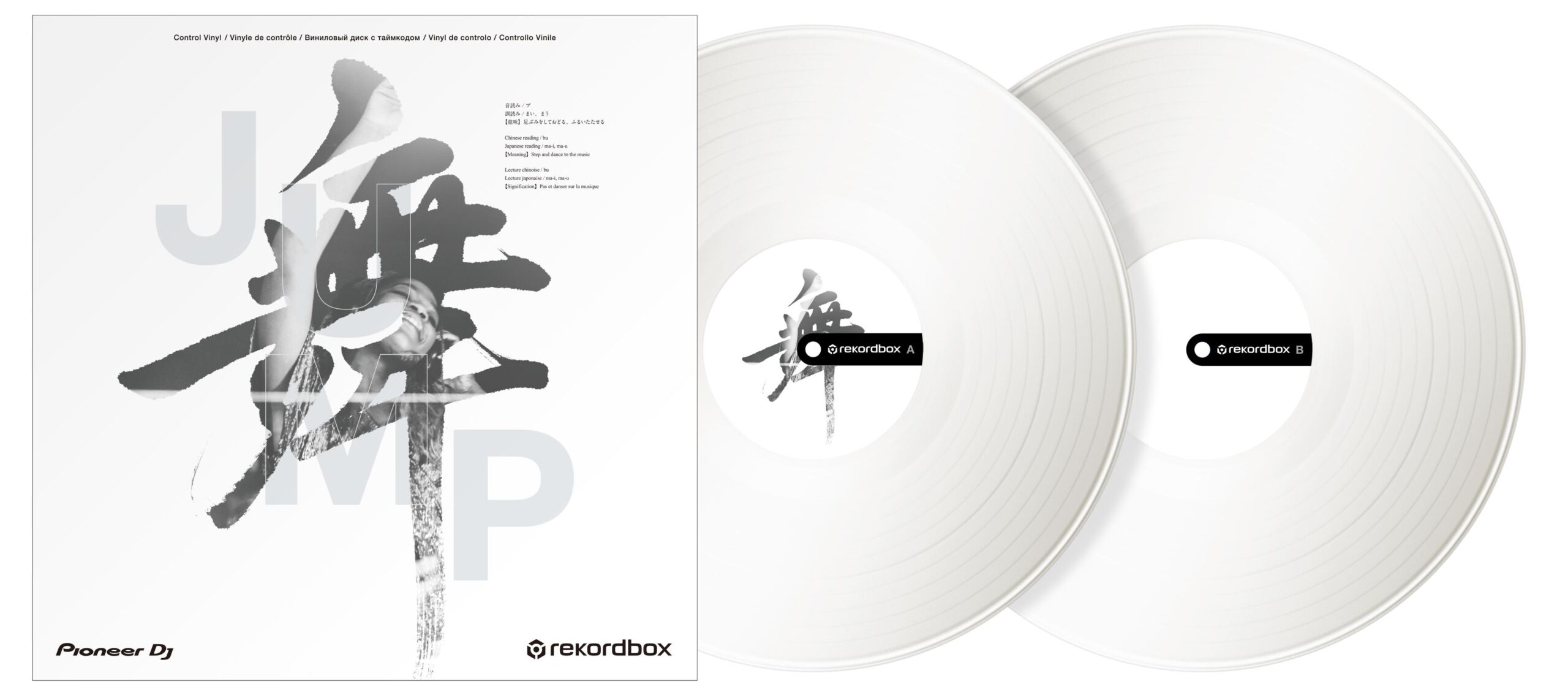 PIONEER DJ RB-VD2-W Control Vinyl/Paar white-1